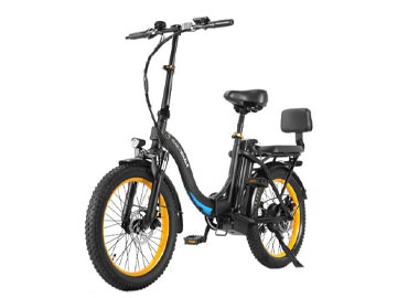 Bicicleta elétrica Honeywhale BW02 preta
