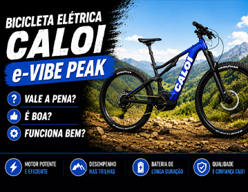 Bicicleta Eletrica Caloi e Vibe Peak Vale a Pena E Boa Funciona Bem thumb
